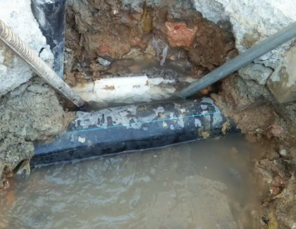 海盐测漏水之水管漏水